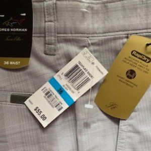 Greg Norman men's shorts silver